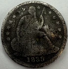 1839 Seated Liberty Half Dime Exact Coin Imaged #SL361