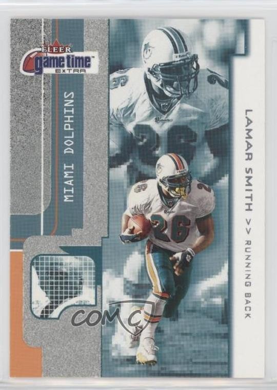 2001 Fleer Game Time Extra Lamar Smith #35 0q3