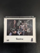 Tantric Band Signed 8x10 Promo Photo SMG/DRT Early 2000s Autographs Rock