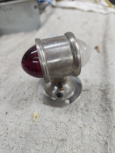 ✨ Barn Find ✨ Double Side Beehive Fender Marker Cowl Light Red & Clear Lens