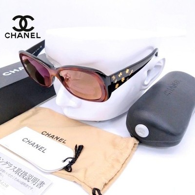 CHANEL Brown Gradient Sunglasses with Dark Lenses & Bag Chanel Sunglasses 5539-A c.714/S9 Dark Havana w/ Brown  main image 4