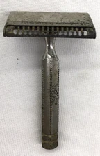 Vintage Ever-Ready Chrome Safety Razor U.S.A., Preowned, Rusty