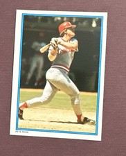 1985 Topps All-Star Set Collectors Edition Glossy #10 Pete Rose Reds NM+