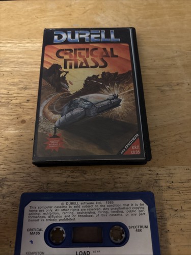 Critical Mass ZX Spectrum 48K - Durell - Rare!! - Picture 2 of 5