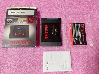 SanDisk Ultra 3D SSD 500GB SDSSDH3-500G-J25 Solid State Drive Healty