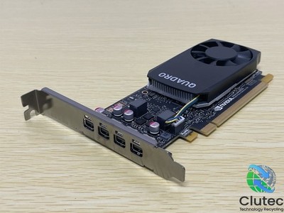 NVIDIA Quadro P1000 PCI-E 4GB Quad Mini Displayport Video Card 