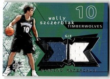 2004-05 SPx Wally Szczerbiak Winning Materials #WM-WS