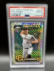 2024 TOPPS CHROME UPDATE X-FRACTOR #USC88 PAUL SKENES PSA 10