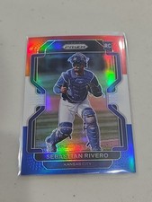 2022 Panini Prizm Red/White/Blue Sebastian Rivero #108 RC AG