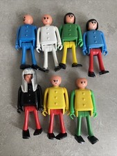 Vintage PLAY-BIG 1970s West German Toy Figures x7 Playmobil bundle lot