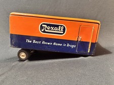 1950s Rexall Drugs Tandem Trailer SSS Japan Vintage as found JUNK YARD DIORAMA