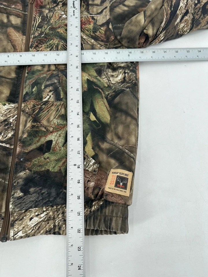 Chaqueta con Capucha Pelirroja Silenciosa Forrada Árbol Real Camuflaje Juvenil Grande Foto 3 de 4