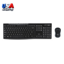 Wireless Keyboard and Mouse Combo for Windows, 2.4 Ghz Wireless, 8 Mul