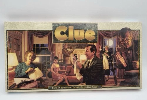 Vintage Clue Board Game by Parker Brothers 1992 ~New & Factory Sealed