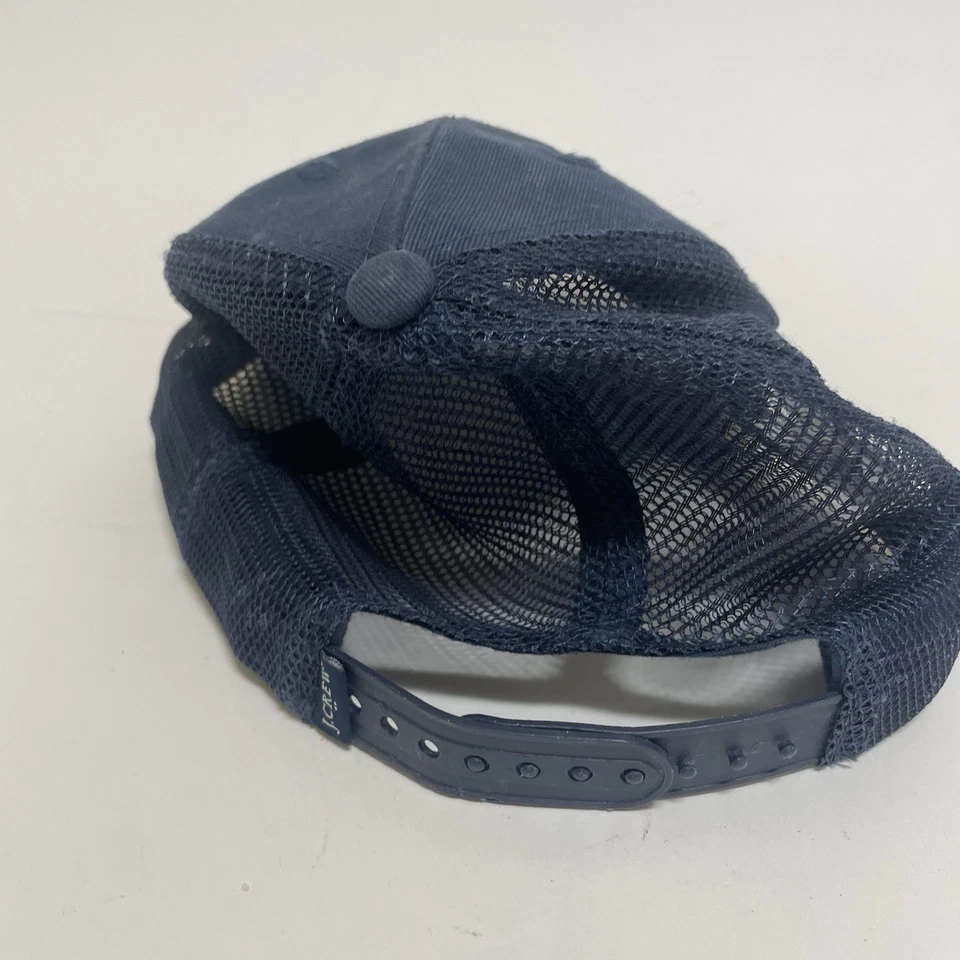 J. Gorra de béisbol CREW Crewcuts juvenil de malla azul marino talla XS/S ajustable Foto 4 de 4