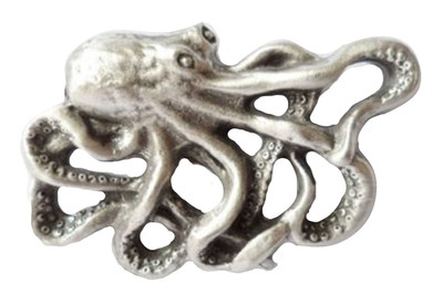 The Kraken Pewter Pin Badge