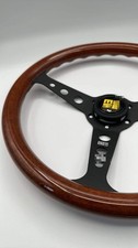 Momo Heritage Indy Black Woodgrain Steering Wheel 350mm