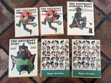 The Saturday Evening Post Norman Rockwell Greeting Cards With Envelopes