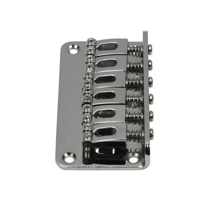 Chrome Fixed Guitar Bridge 78mm 6 Sattel Hardtail Bridge für E-Gitarre
