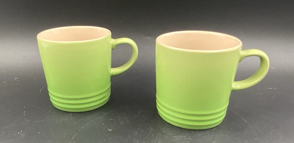 Juego de 2 tazas Ombré Le Creuset London de gres 12 oz verde palma nuevas sin etiquetas Foto 3 de 4