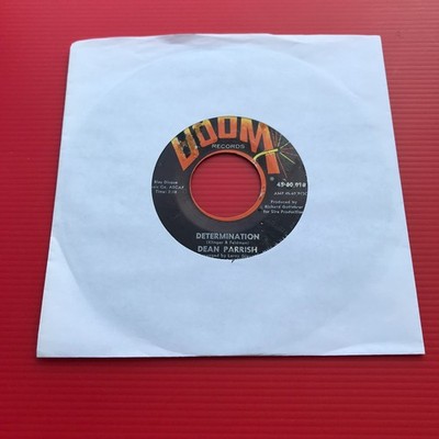 DEAN PARRISH Determination 1966 US 7'' vinyl single Turn On Your Lovelight. Boom