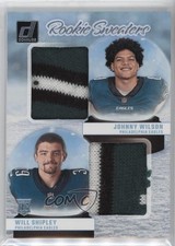 2024 Panini Donruss Rookie Holiday Sweaters Dual Johnny Wilson Will Shipley 0x5t