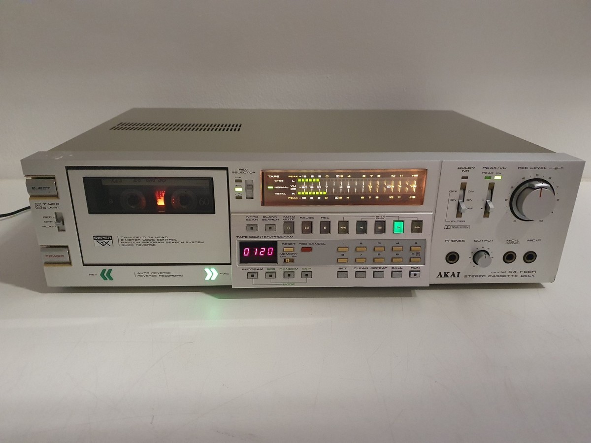 AKAI GX-F66RC カセットデッキ Akai GX-F66RC - YouTube