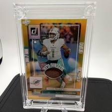 Jersey Fusion Tua Tagovailoa Game Used Press Proof 136/250 JAX vs MIA 2025