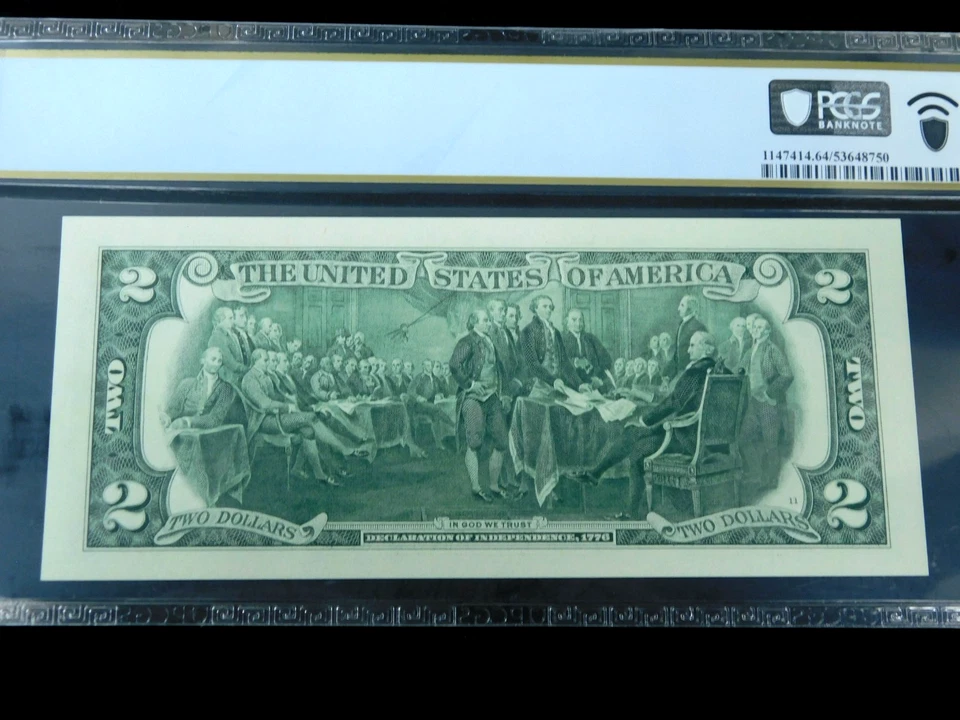 2017 $2 Federal Reserve Note San Francisco - LEPE Printing - PCGS 64PPQ - Image 4 of 4