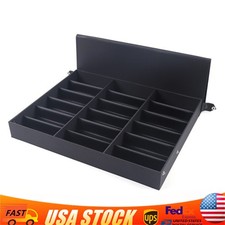 18 Slot Sunglass Eyeglass Storage Box Glasses Display Case Organizer Collector