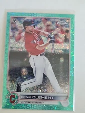 2022 Topps Chrome #145 Ernie Clement RC Rookie /199 Aqua Refractor SP 