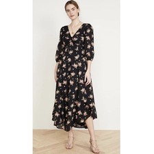 Free People Sea Glass midi dress Size 8 Boho Festival Witch Fairy