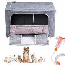 Puppy Incubator, Pet Atomization Oxygen Box, Incubator for Kitten and Puppies...