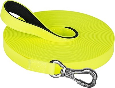 Waterproof Recall Lead for Dogs, 3 m, 5 m, 10 m, 15 m, 20 m, 30 m, Rubberised