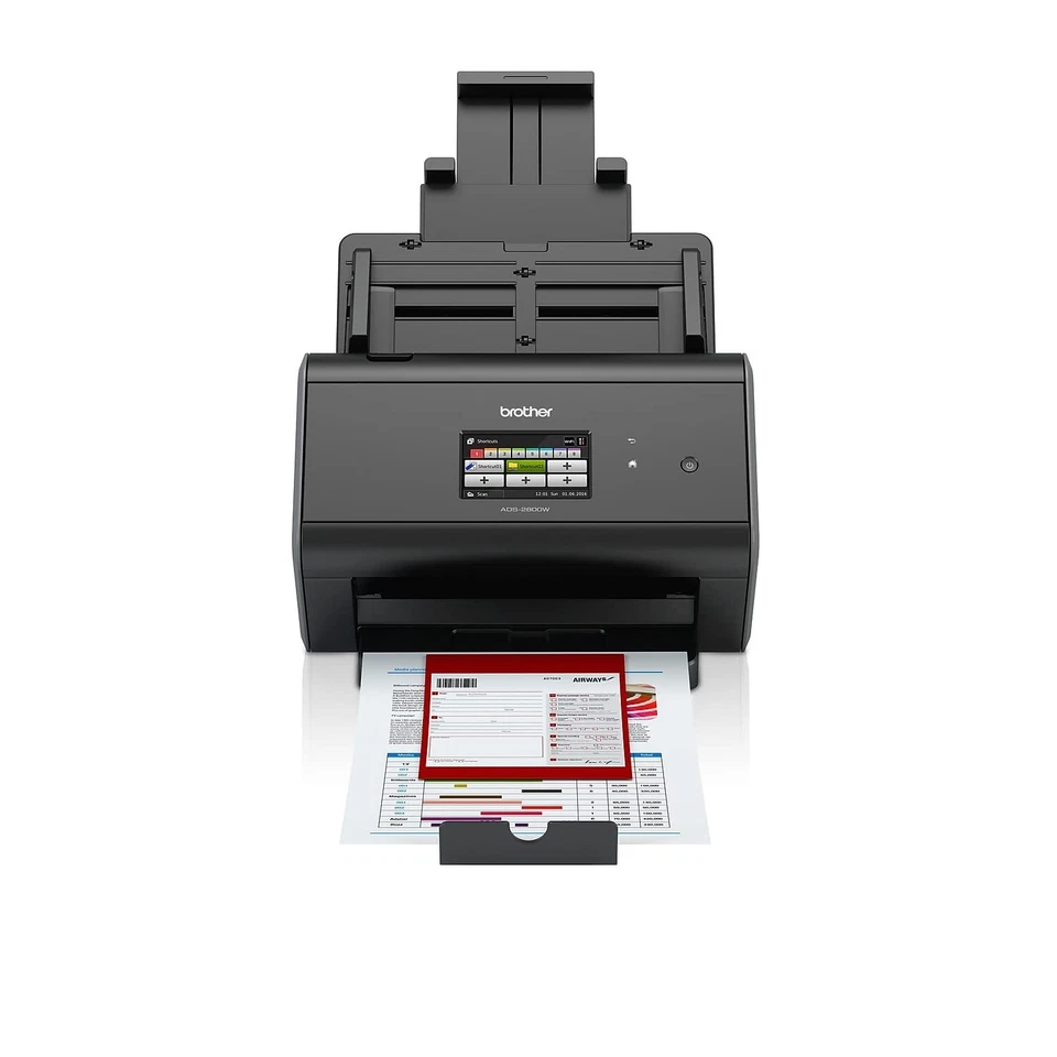 Brother ImageCenter ADS-2800W Wireless Document Scanner, Multi-Page Scanning, - Image 4 of 4