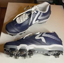 Rip-It Women's SwiftStep Ringor Pro Metal Softball Spike Navy Blue NIB SIZE 7