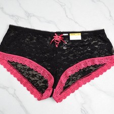 NWT Vintage Fashion Bug LACE Hipster hiphuggeri Panties Sz L/7 NEW