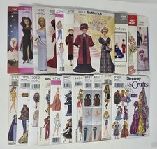 Vintage 11 1/2  Fashion Doll Sewing Patterns ...