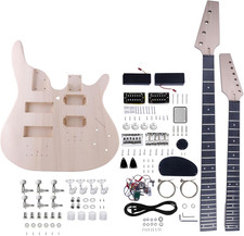Double Neck DIY Electric Guitar and Bass Kit ...