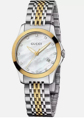Gucci YA126513 Timeless Diamond Ladies Wrist watch 731903323018| eBay