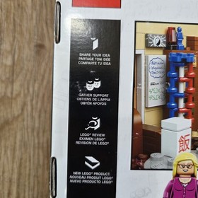 LEGO Ideas The Big Bang Theory #21302 New Sealed Minifigures Sheldon Leonard Amy