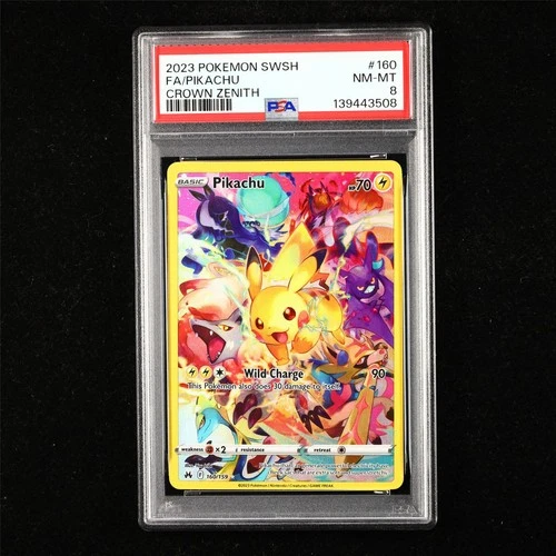 PSA 8 NM-MT 2023 Pokemon ENG Pikachu F 160/159(2)
