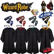 Children Adult Robe Cloak Cosplay Costume US