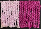 20xNeedlepoint/Embroidery THREAD HandDyed 6ply cotton Floss-pink, fuchsia-TX175