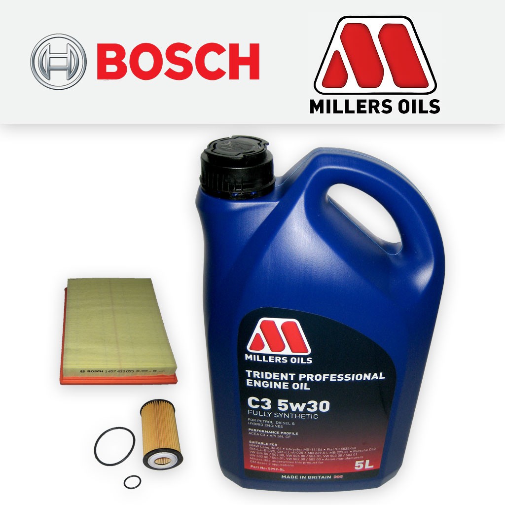 SERVICE KIT for OPEL VAUXHALL MERIVA A 1.4 OIL AIR FILTERS +5L OIL (2007-2010)