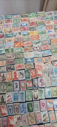LOT DE + DE 1000 TIMBRES DES COLONIES & AFRIQUE OBLIT CHARNIERES - VOIR PHOTOS - Foto 16 di 24