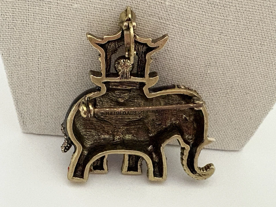 "Великолепная брошь и усилитель Махараджи HEIDI DAUS коллекционное издание слон" - Изображение 3 из 4