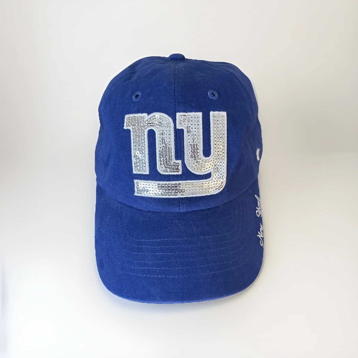 New York Giants Sequin Logo Hat Women
