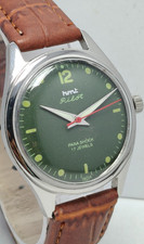 HMT Pilot 17 Jewels Hand-Winding Wrist Watch For Men's In Working Condition