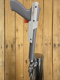 NINTENDO Beer Tap Handle  Zapper Gun Pistol NES Arcade Barcade Video Games Gray
